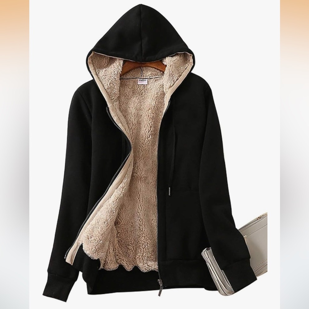 🪴 Natural Reflections Cozy Sharpa-Lined Women's Hoodie - Picture 2 of 9
